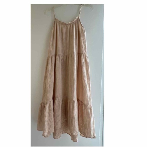 Dresses & Skirts - 🍍Linen 🍍Cream Maxi Dress.  Size S